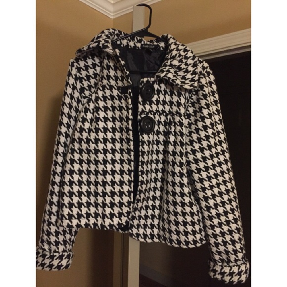 Houndstooth Print Jacket - image 1